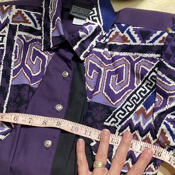 NWT Vintage rough rider Shirt size S💜💜💜💜 - Picture 7 of 8